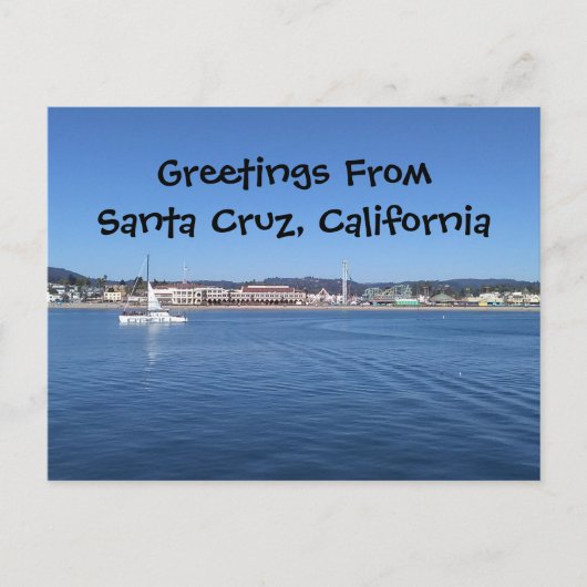 Greetings uit Santa Cruz, California Post Card Briefkaart (Voorkant)