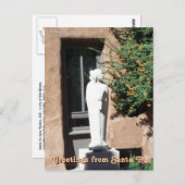 Greetings uit Santa Fe, Briefkaart New Mexico (Voorkant / Achterkant)
