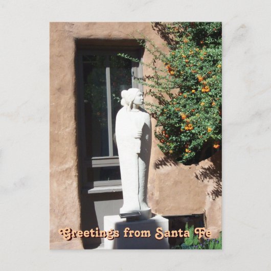 Greetings uit Santa Fe, Briefkaart New Mexico (Voorkant)