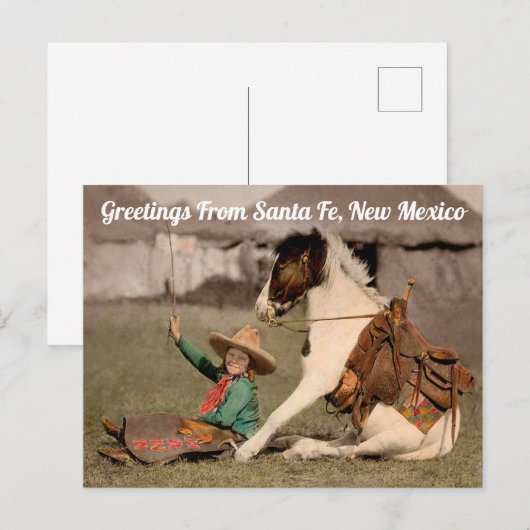 Greetings uit Santa Fe, het nieuwe Briefkaart van  (Voorkant / Achterkant)