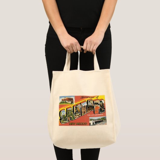 Greetings uit Santa Fe New Mexico Tote Bag (Voorkant (product))