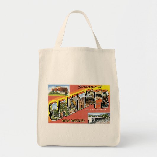 Greetings uit Santa Fe New Mexico Tote Bag (Voorkant)
