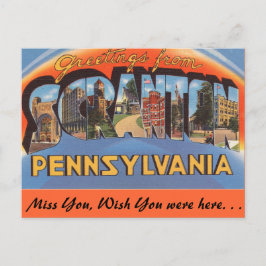 Greetings uit Scranton Briefkaart