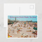 Greetings uit Seaside Heights, New Jersey Travel Briefkaart (Voorkant / Achterkant)