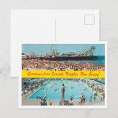 Greetings uit Seaside Heights, New Jersey Travel Briefkaart (Voorkant / Achterkant)