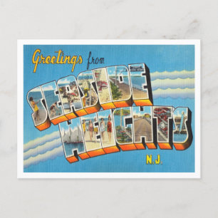 Greetings uit Seaside Heights, New Jersey Travel Briefkaart