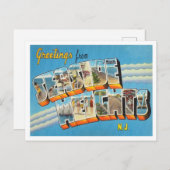 Greetings uit Seaside Heights, New Jersey Travel Briefkaart (Voorkant / Achterkant)