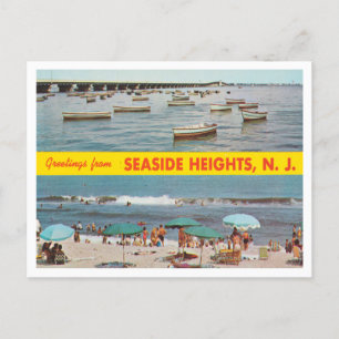 Greetings uit Seaside Heights, New Jersey Travel Briefkaart