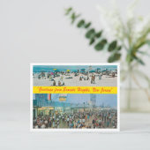 Greetings uit Seaside Heights, New Jersey Travel Briefkaart (Staand voorkant)
