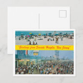 Greetings uit Seaside Heights, New Jersey Travel Briefkaart (Voorkant / Achterkant)