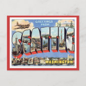 Greetings uit Seattle, Washington, VS Briefkaart (Voorkant)