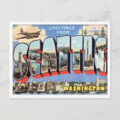 Greetings uit Seattle, Washington, VS Briefkaart (Voorkant)