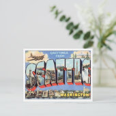 Greetings uit Seattle, Washington, VS Briefkaart (Staand voorkant)