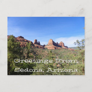 Greetings uit Sedona, Arizona Briefkaart
