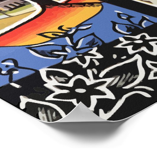 Greetings uit Sioux Herfsten South Dakota,  Poster (Hoek)