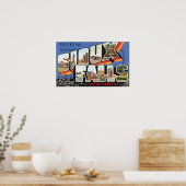 Greetings uit Sioux Herfsten South Dakota,  Poster (Keuken)