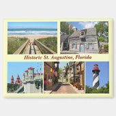 Greetings uit St. Augustine, Florida Magneet (Voorkant)