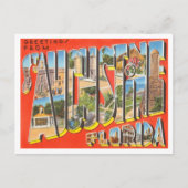 Greetings uit St. Augustine, Florida Travel Briefkaart (Voorkant)