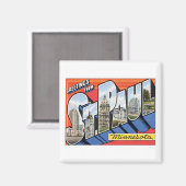 Greetings uit St.Paul Minnesota Magneet (Voorkant / Achterkant)