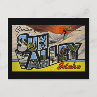 Greetings uit Sun Valley Idaho Briefkaart