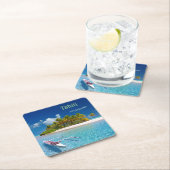 Greetings uit Tahiti Kartonnen Onderzetters (Insitu)