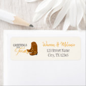 Greetings uit Texas Address Etiket (Insitu)