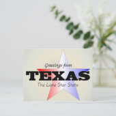 Greetings uit Texas Briefkaart (Staand voorkant)