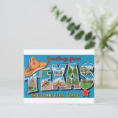 Greetings uit Texas Briefkaart (Staand voorkant)