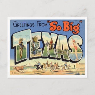 Greetings uit Texas Briefkaart