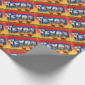 Greetings uit Texas Cadeaupapier (Hoek)