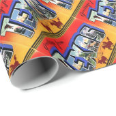 Greetings uit Texas Cadeaupapier (Rol Hoek)