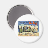 Greetings uit Texas Magnet (Voorkant / Achterkant)