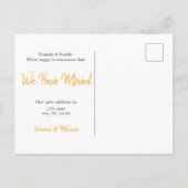 Greetings uit Texas Moving Aankondigingskaart (Achterkant)