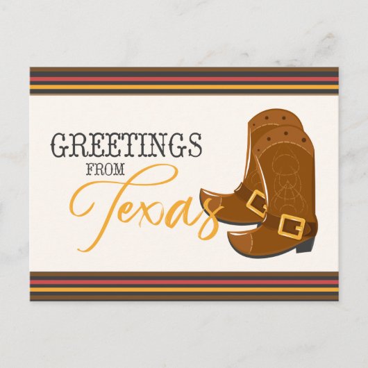 Greetings uit Texas Moving Aankondigingskaart (Voorkant)