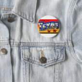 Greetings uit Texas Ronde Button 5,7 Cm (In situ)