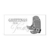 Greetings uit Texas Rubberstempel (Afrduk)