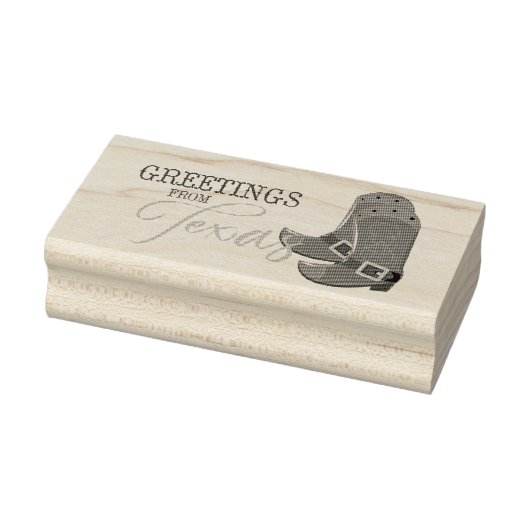 Greetings uit Texas Rubberstempel (Stempel)