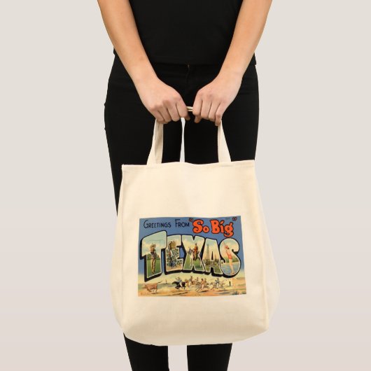 Greetings uit Texas Tote Bag (Voorkant (product))