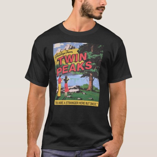 Greetings uit Twin Peaks Washington Graphic T-shirt (Voorkant)