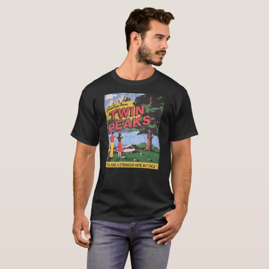 Greetings uit Twin Peaks Washington Graphic T-shirt (Voorkant volledig)