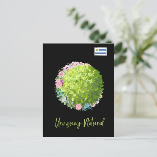 Greetings uit Uruguay Natural Briefkaart (Staand voorkant)