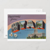 Greetings uit Utah Briefkaart (Voorkant / Achterkant)