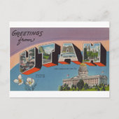 Greetings uit Utah Briefkaart (Voorkant)