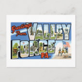 Greetings uit Valley Forge, PA Briefkaart (Voorkant)