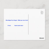 Greetings uit Vegas Briefkaart (Achterkant)