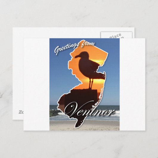 Greetings uit Ventnor Briefkaart (Voorkant / Achterkant)