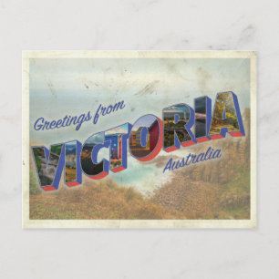 Greetings uit Victoria Australia Briefkaart