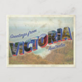 Greetings uit Victoria Australia Briefkaart (Voorkant)