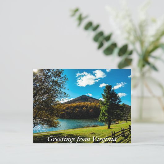 Greetings uit Virginia Briefkaart (Staand voorkant)