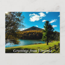 Greetings uit Virginia Briefkaart